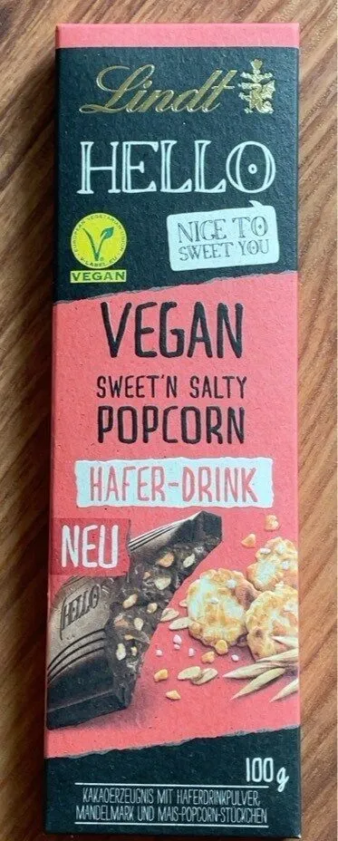 Vegan Sweet'n Salty Popcorn Hafer-Drink