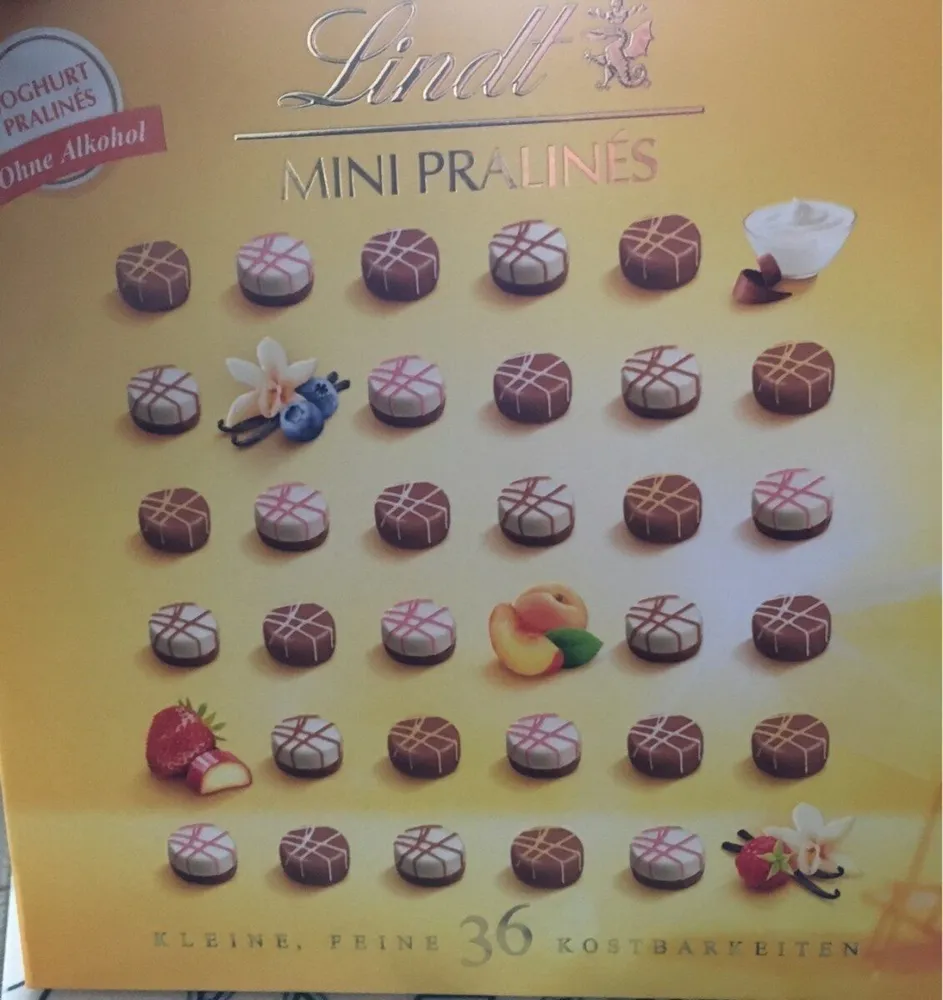 Lindt Mini Joghurt Pralinés 165G