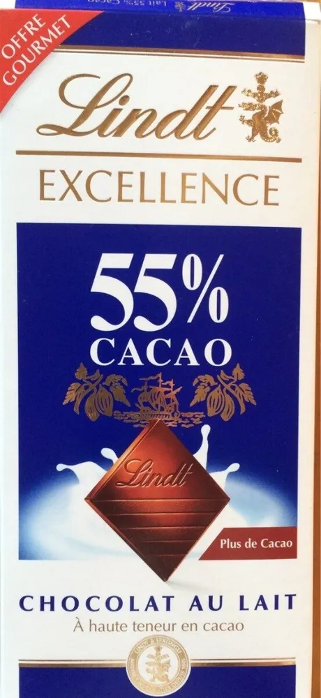Chocolat au lait 55% cacao