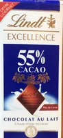 Chocolat au lait 55% cacao