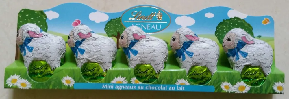 Mini Agneaux au chocolat au lait