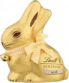 Lindt Goldhase Weiß 100G
