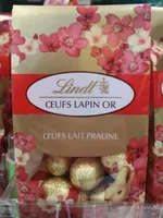 Oeufs lait praliné lapin d'Or