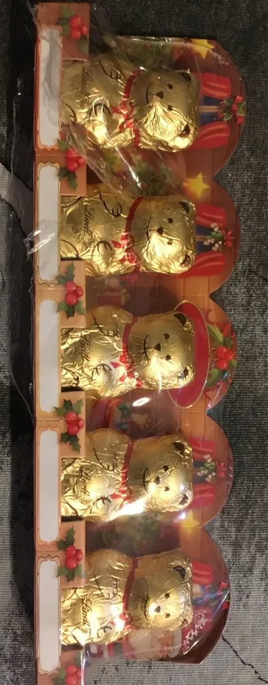Lindt Mini-teddy Mit Perforation 5er
