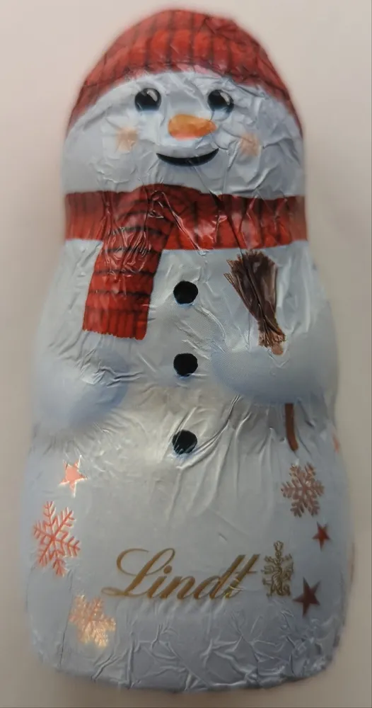 Schneemann Alpenvollmilch-Schokolade
