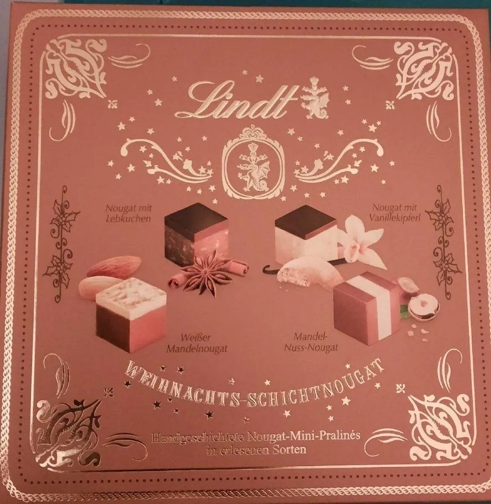 Boîte de chocolat mini pralinés au nougat