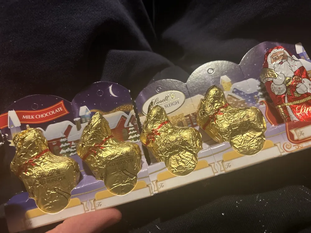Lindt Santa Sleigh Chocolate