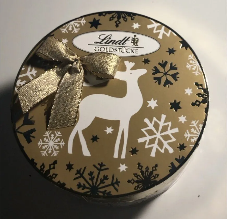 Lindt Goldstücke Rundschachtel