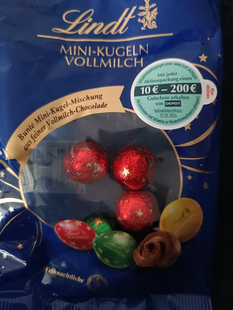 Lindt Mini-kugeln Alpenmilch