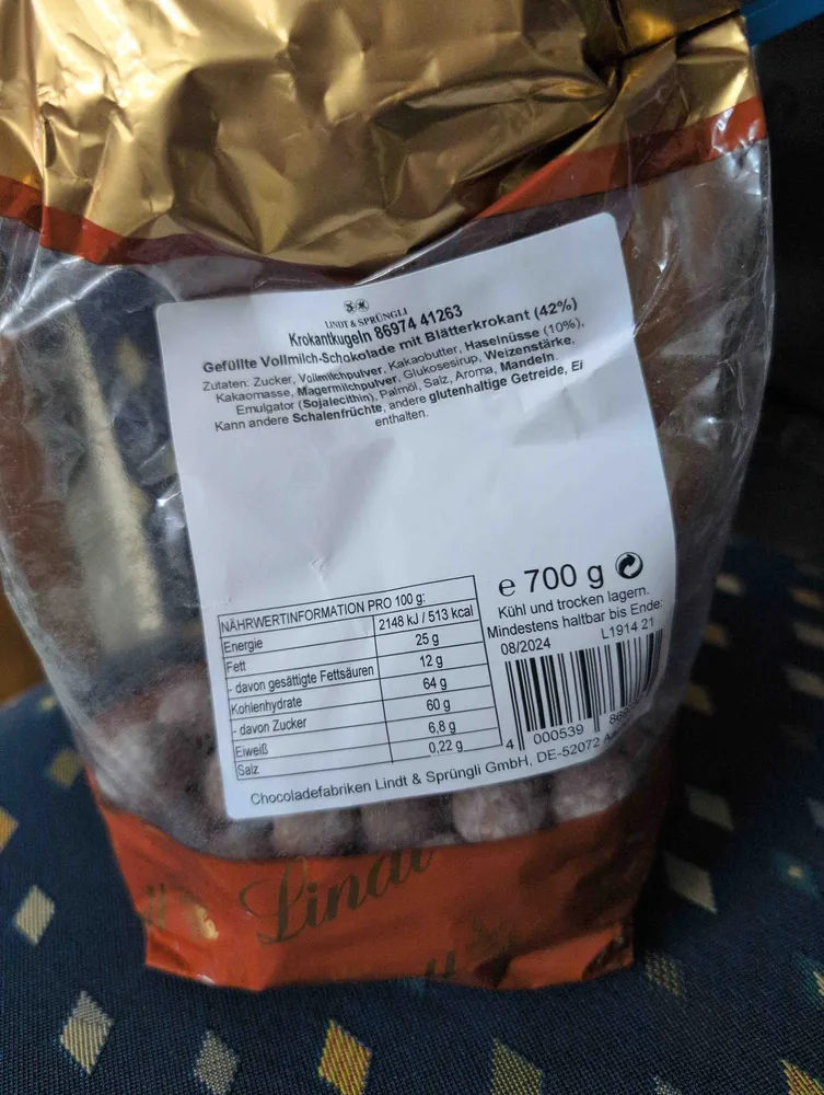 Krokantkugeln