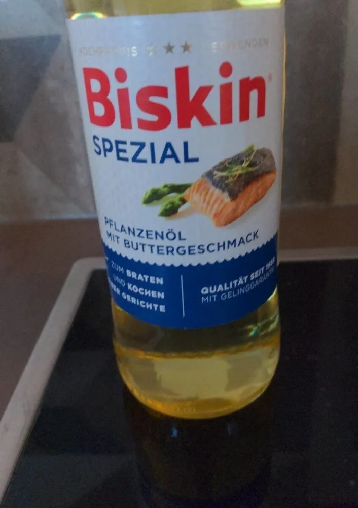 Öl - Biskin Spezial mit Buttergeschmack