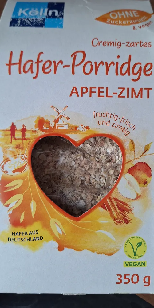 Hafer-Porridge Apfel-Zimt
