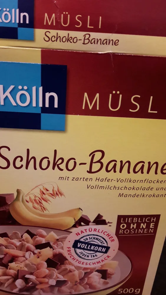 Müsli Schoko Banane