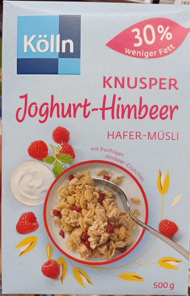 Knusper Joghurt Himbeer Müsli