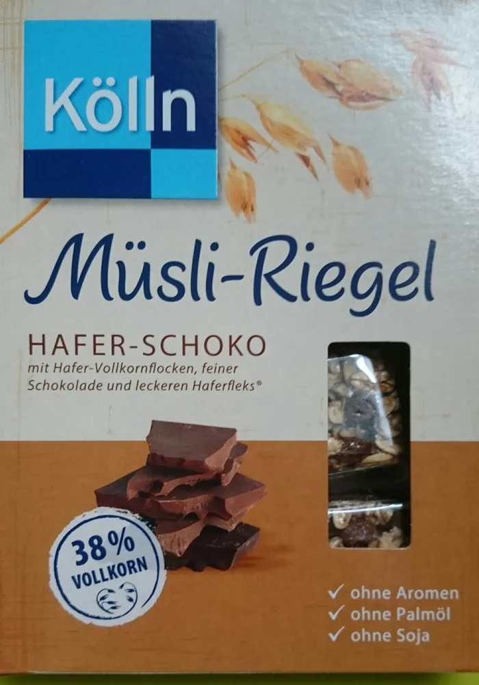 Müsli-Riegel Hafer-Schoko