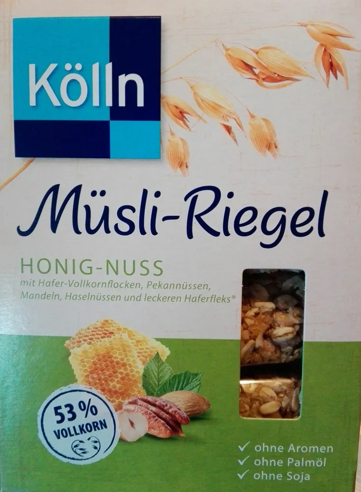 Kölln Müsli-riegel Honig-nuss 4X25G