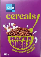 Nibbs gepuffter Hafer und Weizen mit Kakao