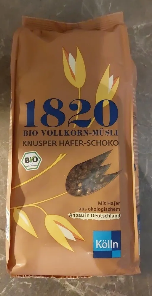 1820 Knusper Hafer Schoko Müsli