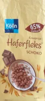 Knusprige Haferfleks Schoko