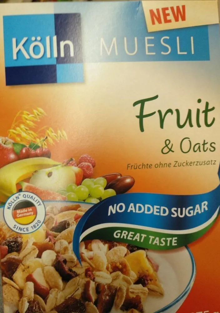 Kolln muesli fruit & oats