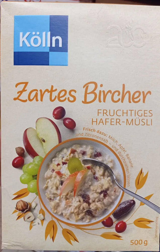 Zartes Bircher Müsli