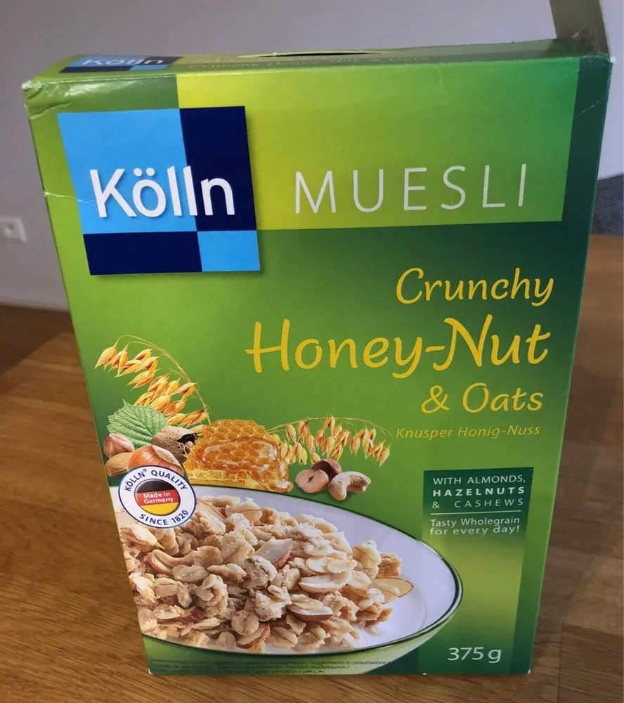 Kölln Müsli Crunchy Honey nut & Oats