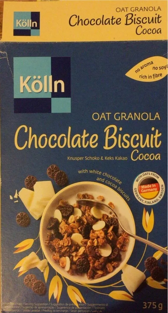 Kölln chocolat biscuits muesli