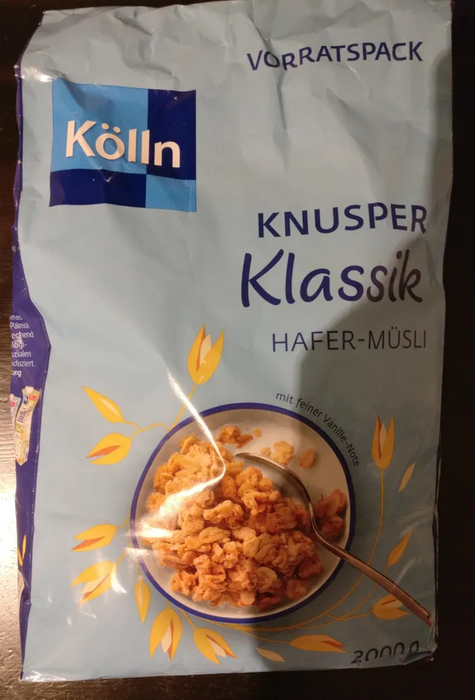 Knusper Klassik Hafer-Müsli Vorratspack