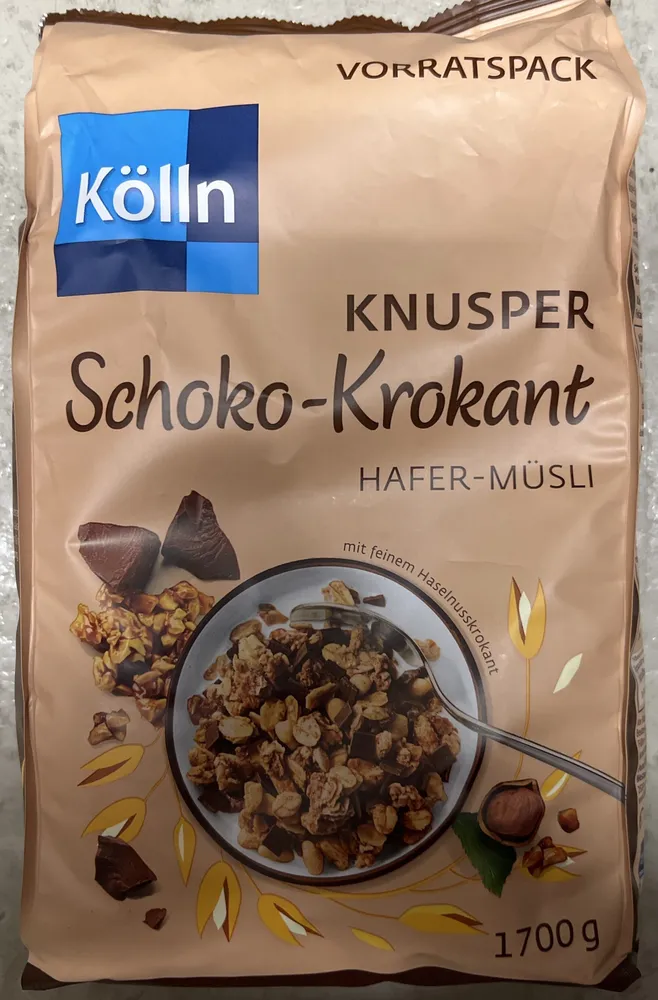 Müsli Knusper Schoko-Krokant
