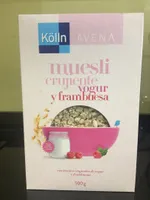 Muesli crujiente yogur y frambuesa