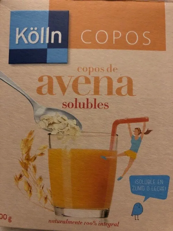 Copos de avena solubles