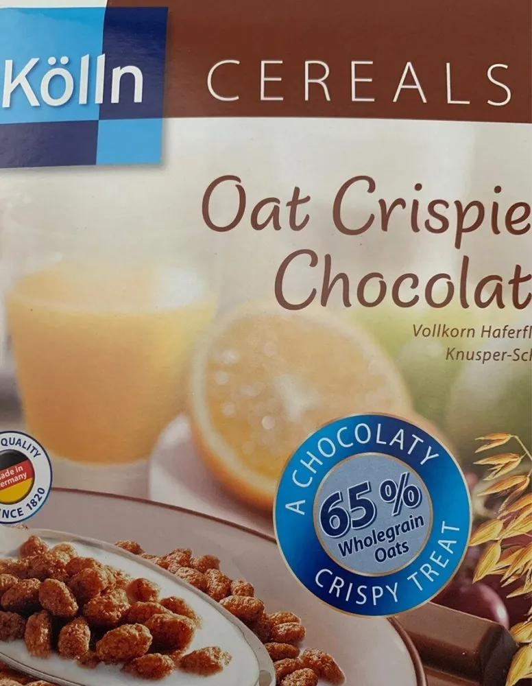 Oat crispies chocolate