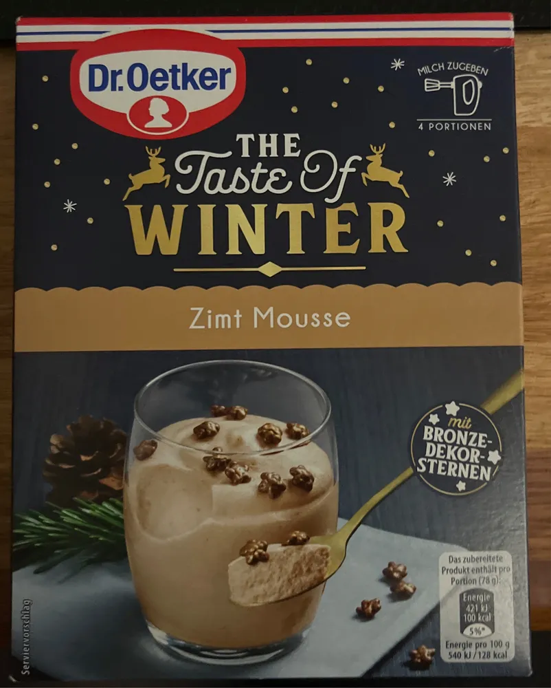 The Taste of Winter - Zimt Mousse