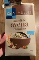Muesli de avena chocolate