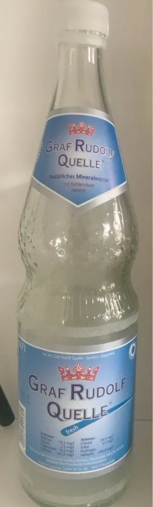 Mineralwasser mit Kohlensäure