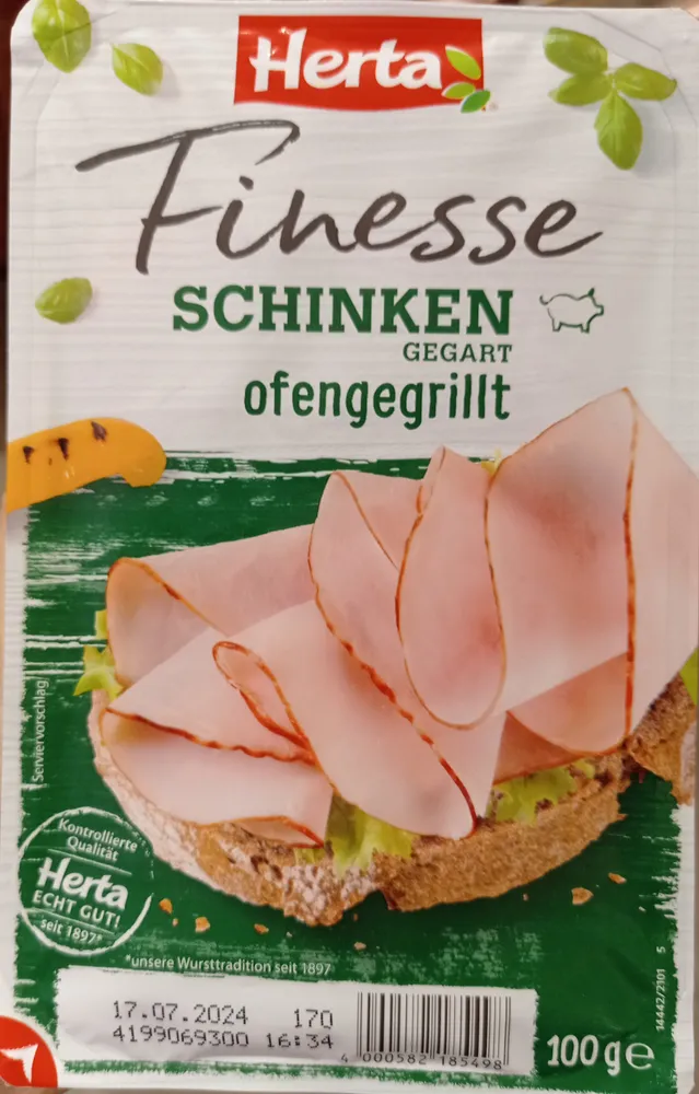 Schinken gegart ofengegrillt