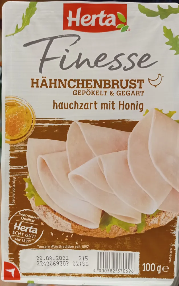 Hähnchenbrust Hauchzart mit Honig