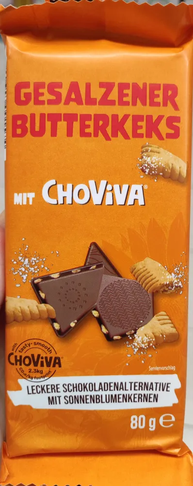 Gesalzener Butterkeks mit Choviva