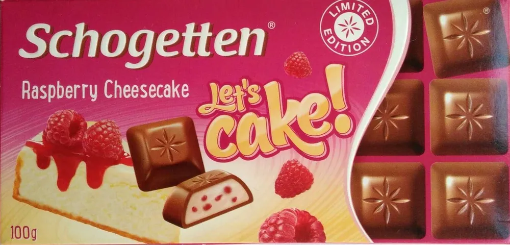 Schogetten Let's Cake! Raspberry Cheesecake