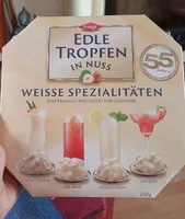 Edle Tropfen in Nuss weiße Spezialitäten