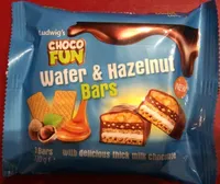 Wafer & hazelnut bars