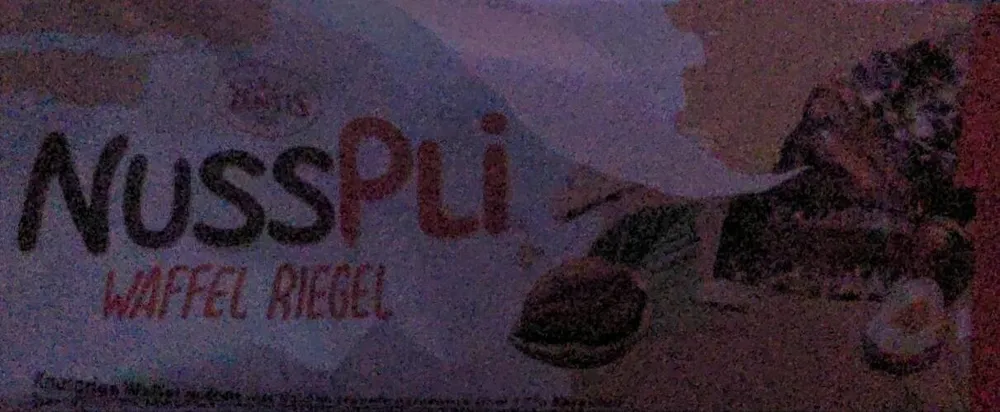 Nusspli Waffel Riegel