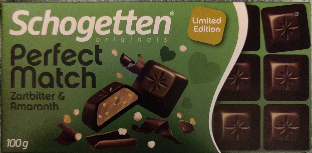 Schogetten originals Perfect Match: Zartbitter und Amaranth