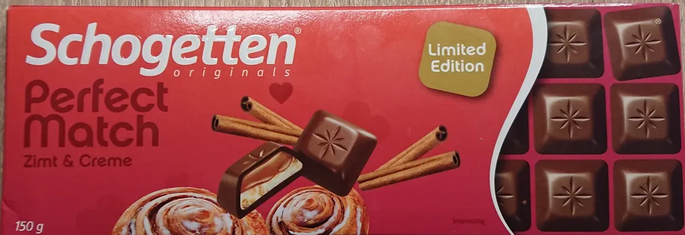 Schogetten originals Perfect Match: Zimt & Creme