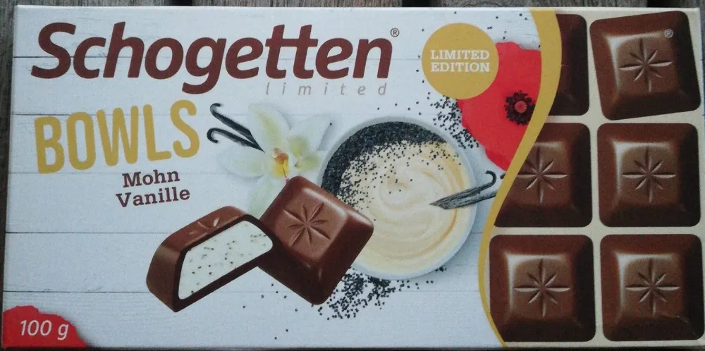 Schogetten limited Bowls: Mohn Vanille