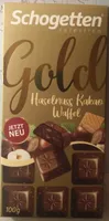 Schogetten selection Gold: Haselnuss Kakao Waffel