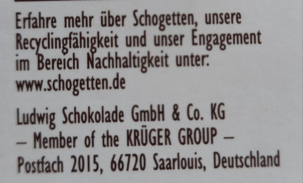 Schogetten Gold Blaubeer Cashew