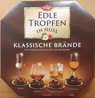 Edle Tropfen in Nuss - Klassische Brände