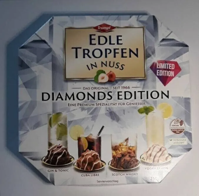 Edle Tropfen in Nuss