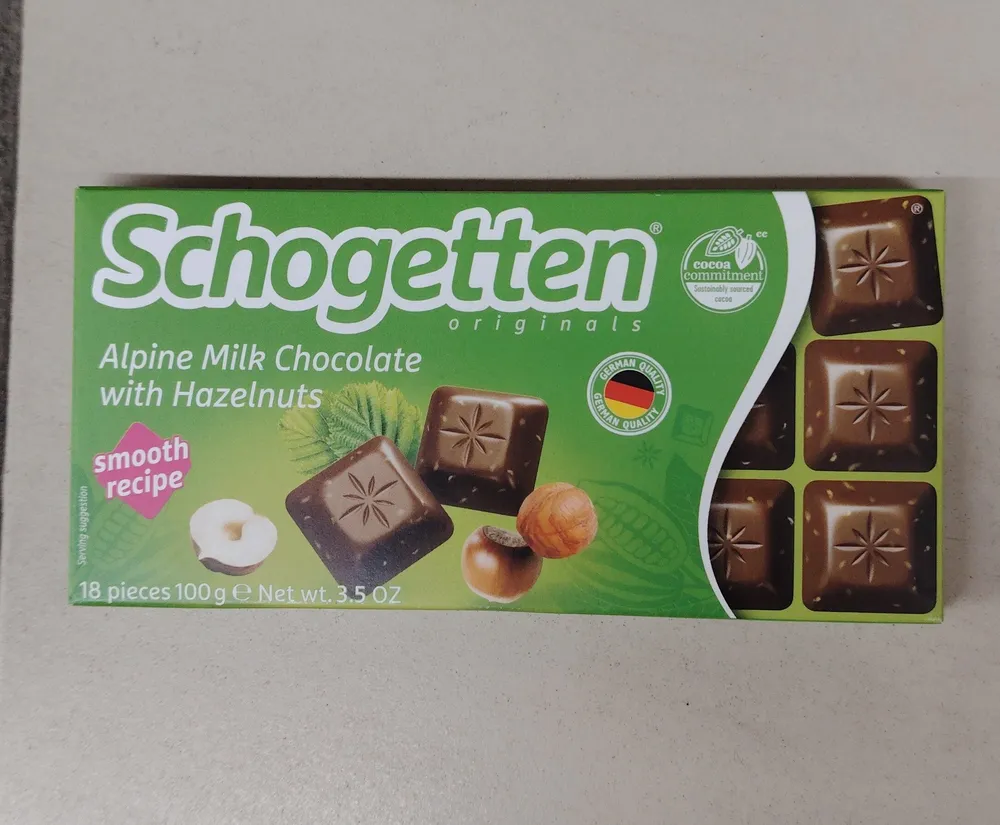Alpine Milk Chocolate with Hazelnuts